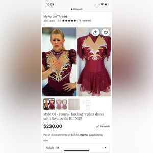 Tonya Harding Halloween costume